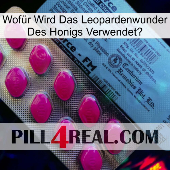 Wofür Wird Das Leopardenwunder Des Honigs Verwendet 35